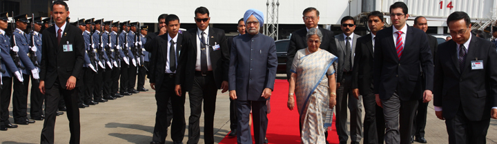  Departure of Prime Minister Dr. Manmohan Singh at Don Muang Airport on 31 May 2013