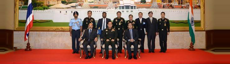  Courtesy call of Ambassador Harsh Vardhan Shringla with General Prayuth Chan-o-cha, Commander-in-Chief, Royal Thai Army on 21 July 2014