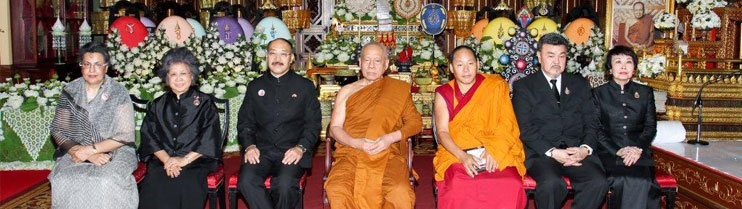  Buddhist Mahotsav (Festival) during Festival of India in Thailand at Wat Bowonniwet Vihara on 19 March, 2014.