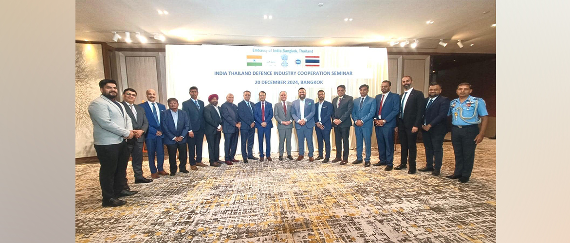  India-Thailand Defence Industry Cooperation Seminar, inaugurated jointly by Amb Nagesh Singh & General Charat Oumsomrit, Director General of Thailand Defence Technology Institute.