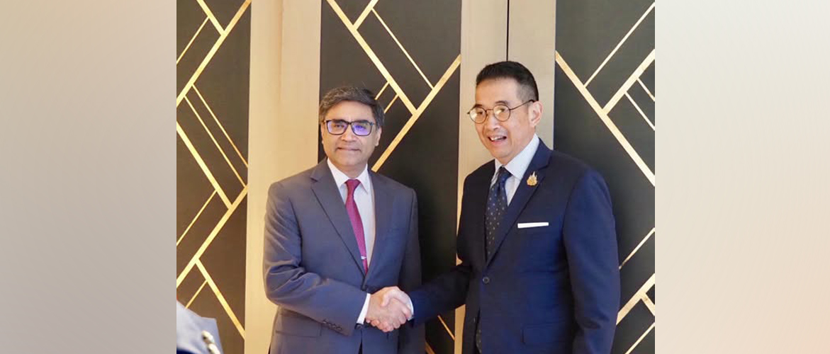  Foreign Secretary Vikram Misri called on Foreign Minister of Thailand Maris Sangiampongsa in Bangkok