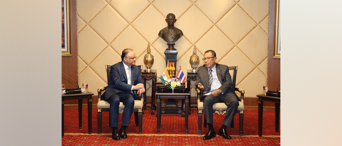  Ambassador Nagesh Singh paid a courtesy call on Mr. Supachai Jaisamut, Vice Minister for Higher Education, Science, Research and Innovation of Thailand.