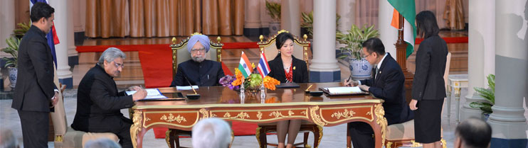  Signing of Agreements/MOUs between India and Thailand