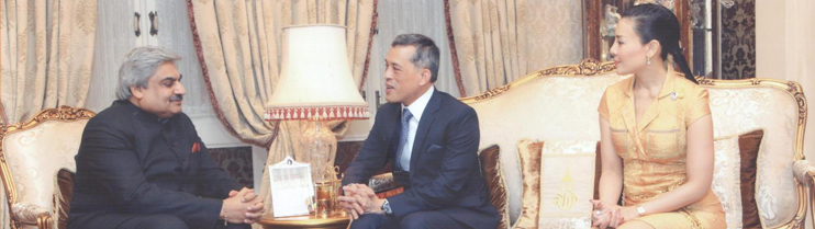  Ambassador Anil Wadhwa with HRH Crown Prince