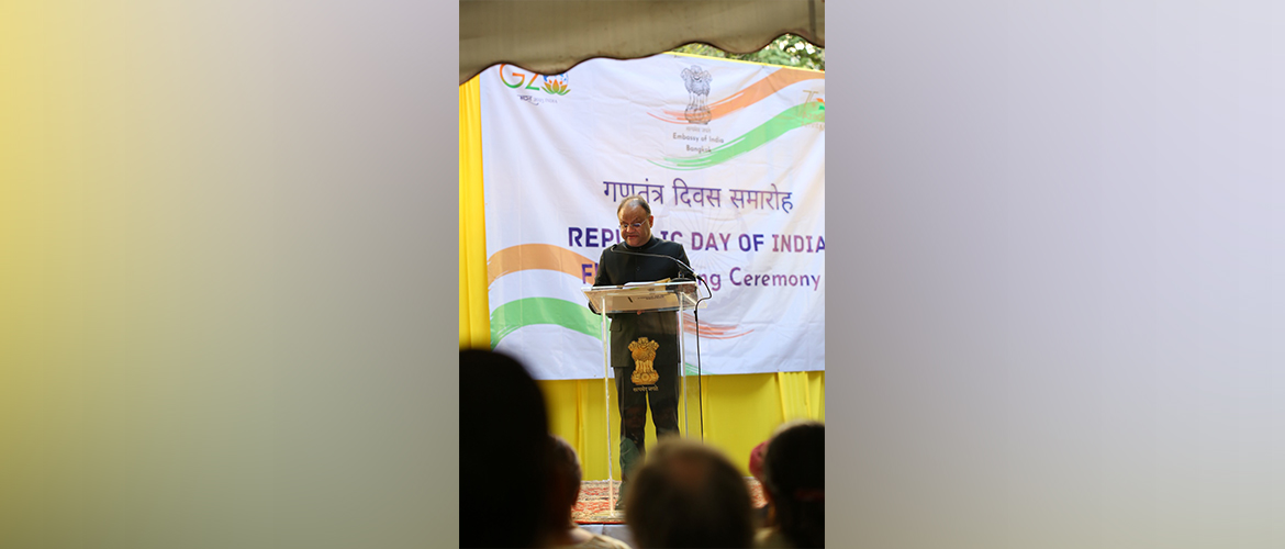  Ambassador Nagesh Singh addressed members of Indian diaspora on the occasion of 74th Republic Day