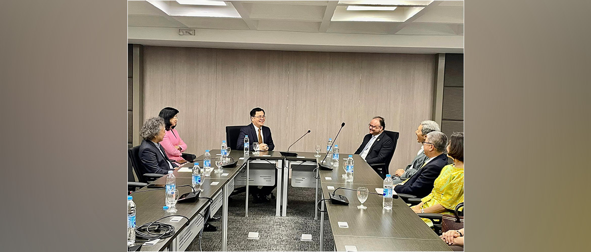  Ambassador Nagesh Singh met Prof Dr. Wilert Puriwat, Acting President of Chulalongkorn University.