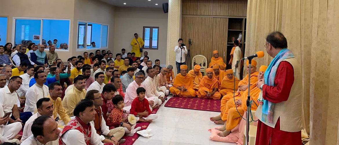  Ambassador Nagesh Singh joined large number of devotees from Thailand, India, and neighboring countries at the inauguration of BAPS Shri Swaminarayan Temple in Bangkok