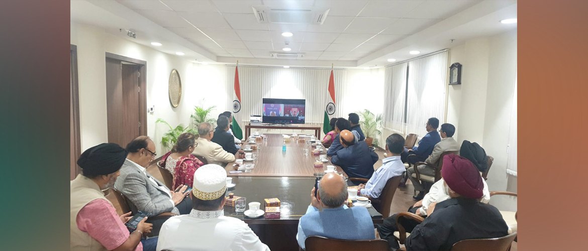  The Launch Ceremony of the 17th Pravasi Bhartiya Divas Convention was streamed live by the Embassy. Attended by eminent members of the Indian diaspora