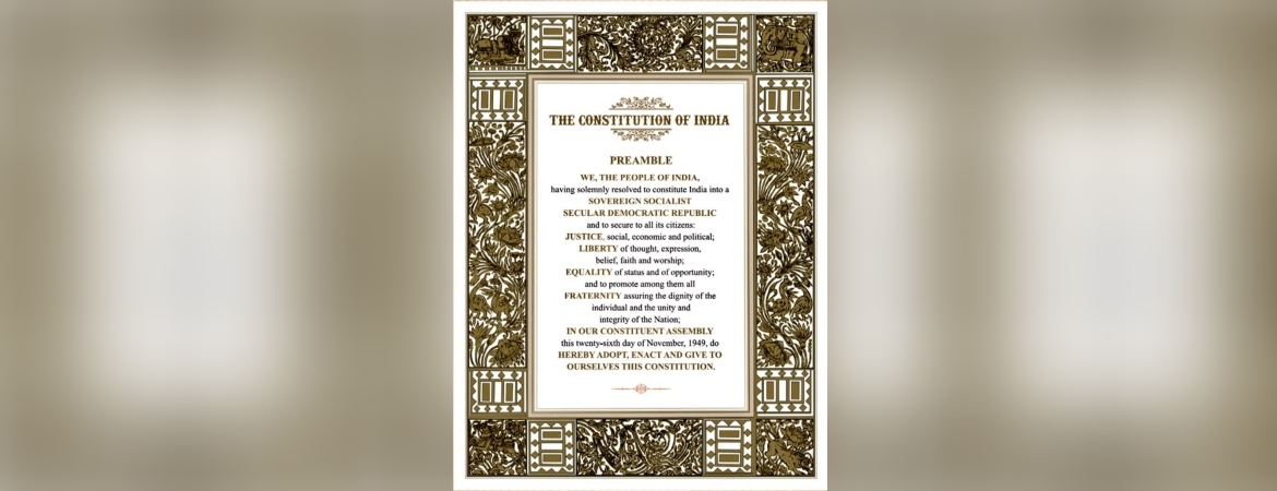  Preamble of Constitution of India

