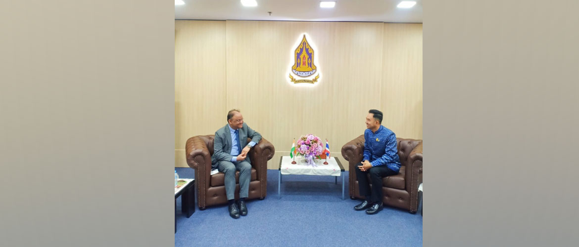  Ambassador Nagesh Singh called upon H.E. Mr. Itthipol Khunplome, Minister of Culture of Thailand
