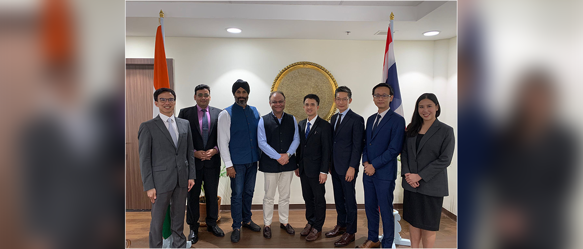  Ambassador Nagesh Singh held a meeting with team of Thailand's Eastern Economic Corridor project.