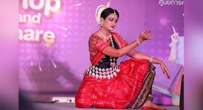  Odissi Dance performance by Ms. Ritika Mandal, Senior Odissi Artist at 56th Diplomatic Bazar in Bangkok